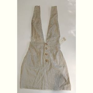 Japna Striped Overall Dress